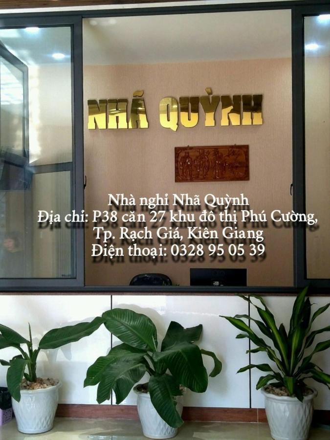 Nhã QuỳNh Hotel Rạch Gia Exteriör bild