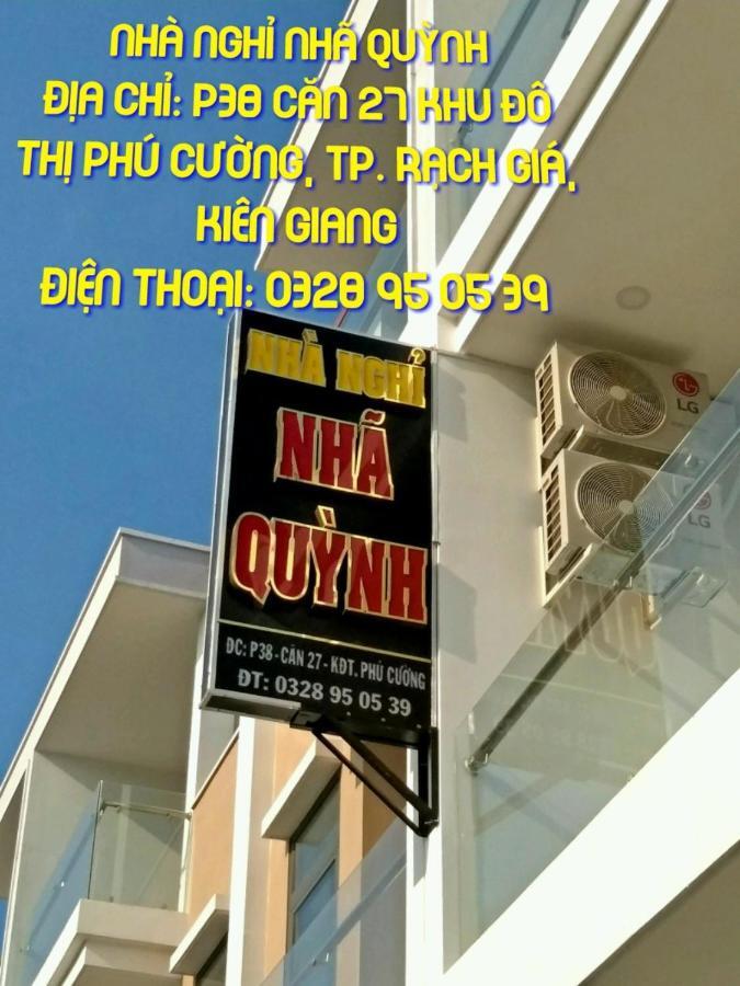 Nhã QuỳNh Hotel Rạch Gia Exteriör bild